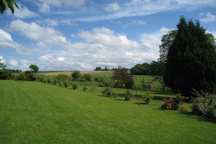 Aussicht vom Ferienhaus (Sommer)