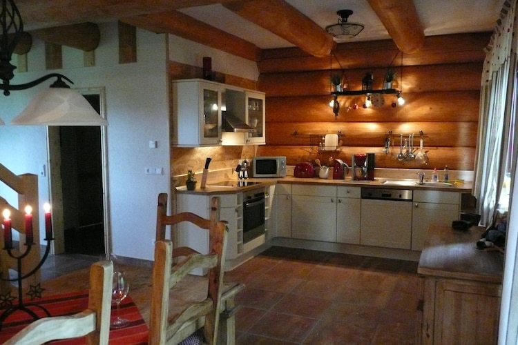 Naturstammhaus - Kitchen