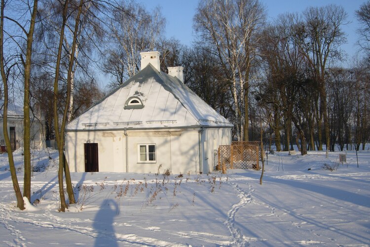 Exterieur vakantiehuis (winter)