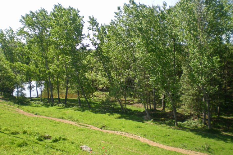 Vue de la maison de vacances (été)