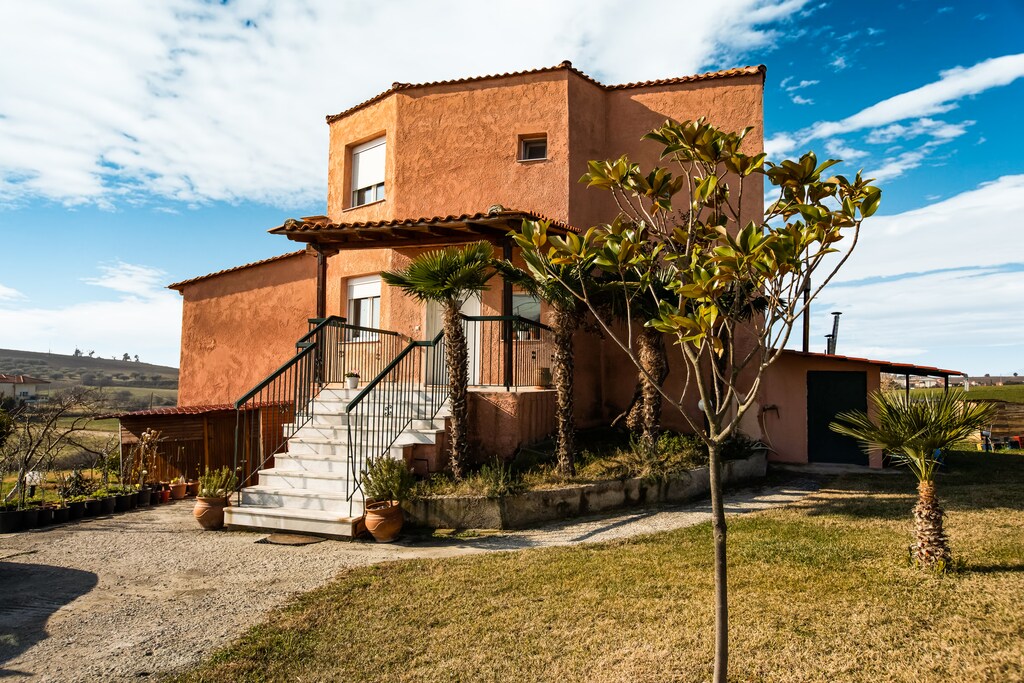 Cottage Surrounded By Olive And Fruit Trees Cottage Surrounded By Olive And Fruit Trees