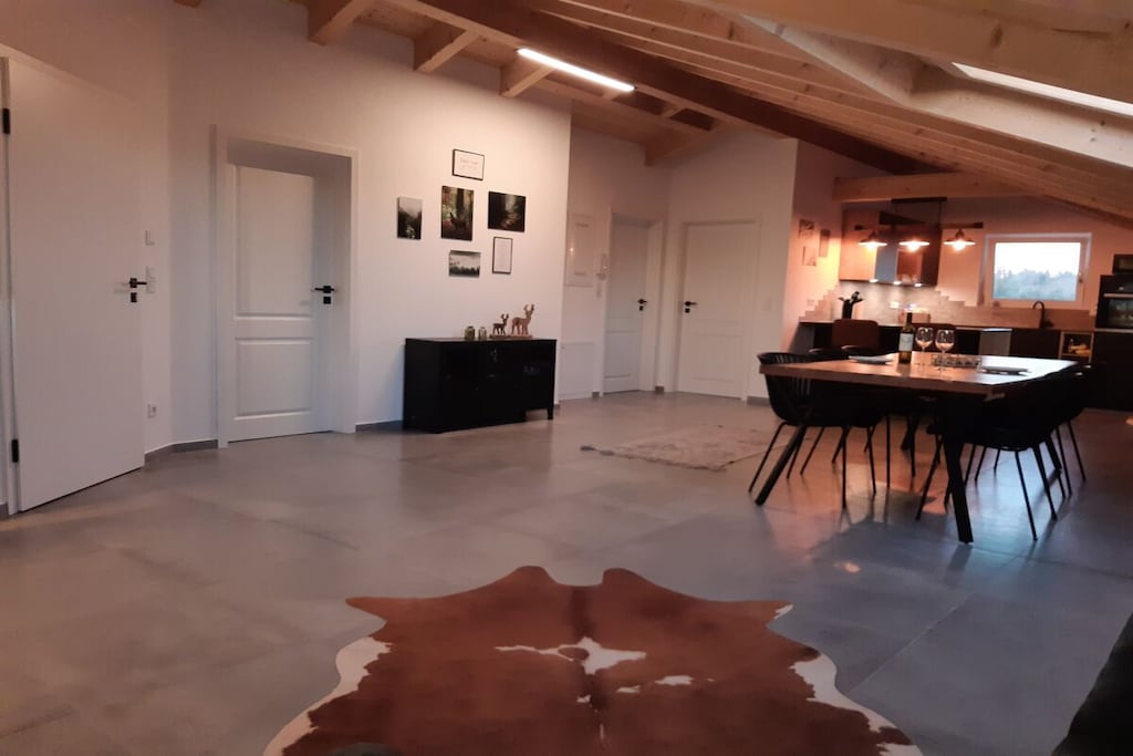 New from Dec. 2023! Top floor apartment with fantastic view and open loft