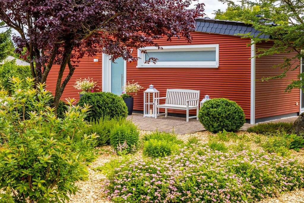 Gezellig chalet met groot perceel op een fantastische locatie in Upland voor natuurliefhebbers en rustzoekers.