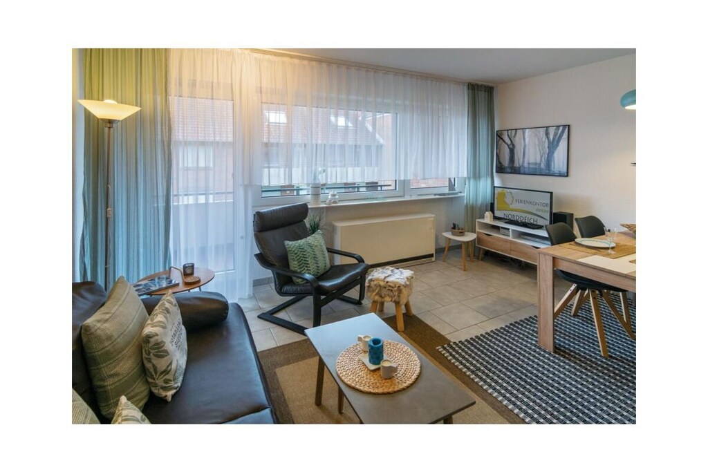 Ground floor: (hallway, Living room(single sofa bed, TV, DVD player, radio), Kitchen(hob, electric kettle, toaster, cooker, coffee machine, oven, microwave, fridge, freezer), bedroom(double bed, children\'s bed, insect screens), bathroom(shower, toilet, hairdryer))\n\nbalcony