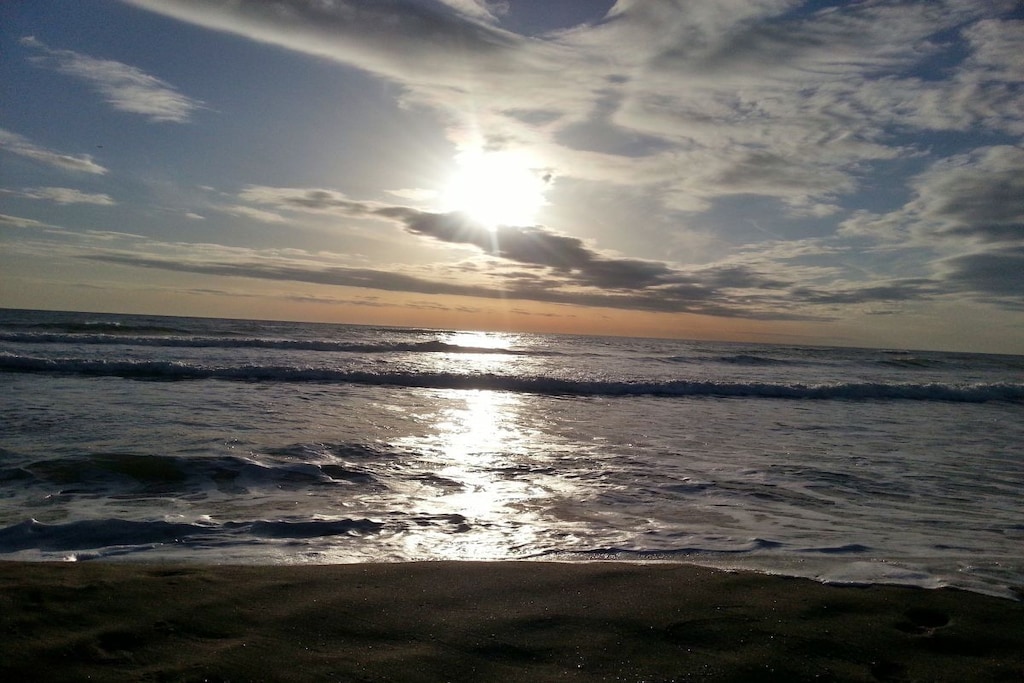 Basement: (Living/diningroom(Sofa, double sofa bed, TV, dining table, stove, air conditioning))\n\nHot Water, Internet Access ISDN, Vacuum Cleaner, Kitchen(Egg Cooker, Fan, Tea Towels, stove, electric kettle, cooker, coffee machine, oven, dishwasher, fridge, freezer, washing machine), bedroom(double bed), bathroom(shower, washbasin, toilet, bidet, Essentials), Internet access, washing machine, deckchairs, iron, drying cabinet