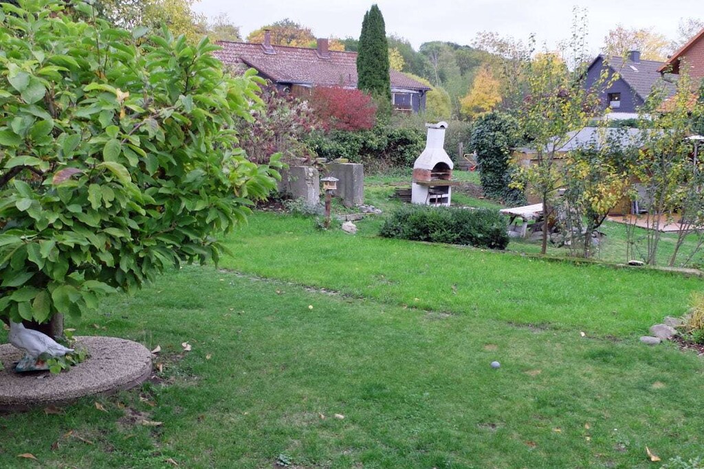 Ground floor: (Living room(Armchair, single sofa bed, TV, stove), Kitchen(Tea Towels, Kitchenette, hob, electric kettle, toaster, coffee machine, oven, grill, dishwasher, fridge, freezer, cot), bedroom(Bed Linen, Wardrobe, double bed, radio), bedroom(Bed Linen, Wardrobe, single sofa bed, double bed), bathroom(Mirror, toilet, bath tub, shower, washbasin, Towels incl.), bathroom(Mirror, toilet, washbasin, Towels incl.))\n\nVacuum Cleaner, relaxation area(sauna), Internet access, heating, terrace(Sun Umbrella, garden furniture, sun loungers), parking, parasol, bicycles available, ironing board, iron