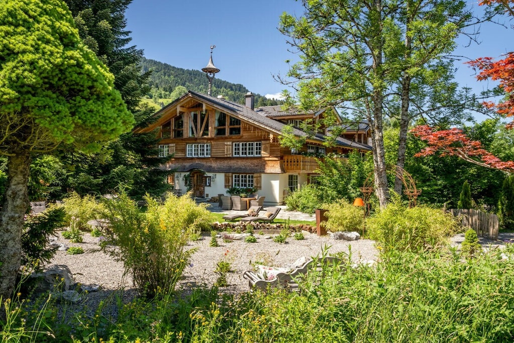 Cabin in Ofterschwang with swimming pool