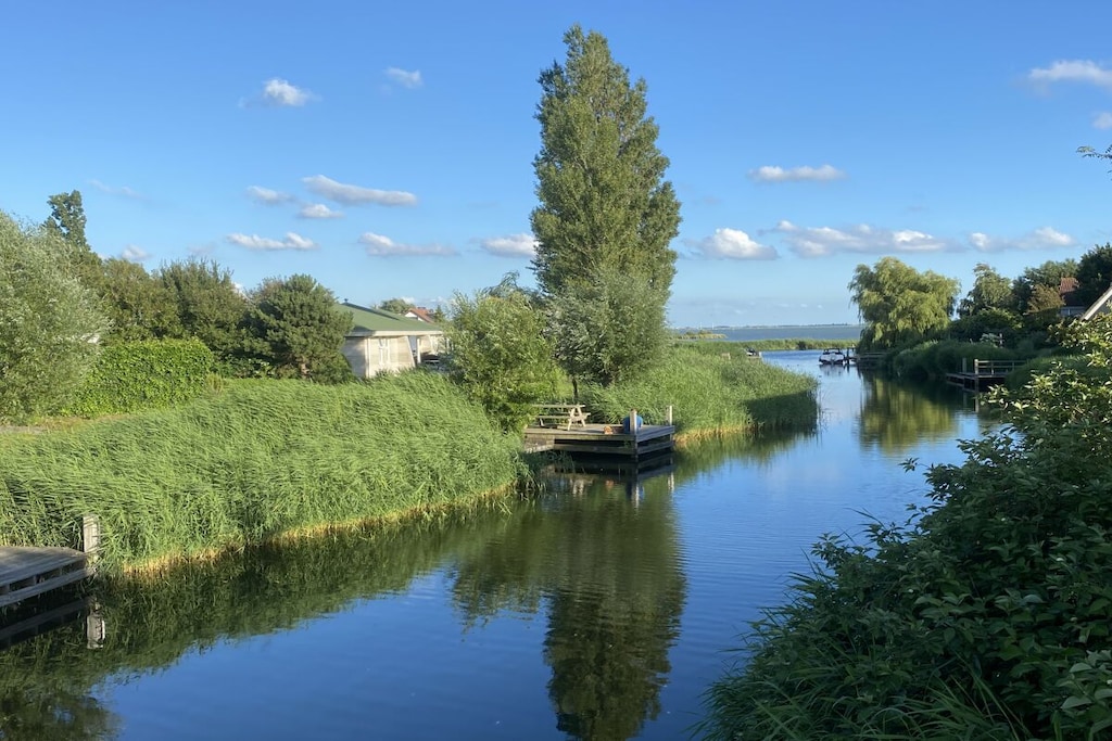 Holiday home in Makkum with swimming pool