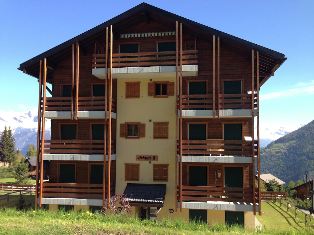 Mooi gelegen appartement in La Tzoumaz