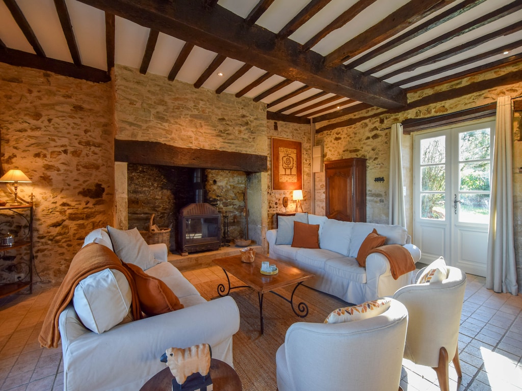 Culturele schat in de Dordogne met harige dieren