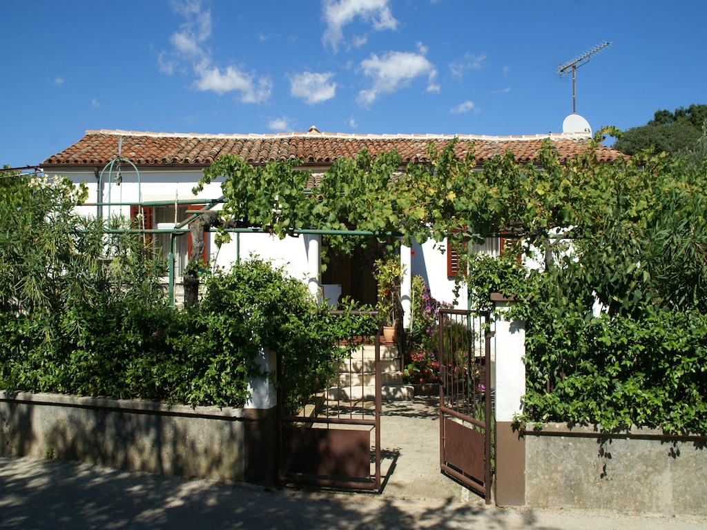 Charmant vakantiehuis in Kroatië met kleurijke tuin