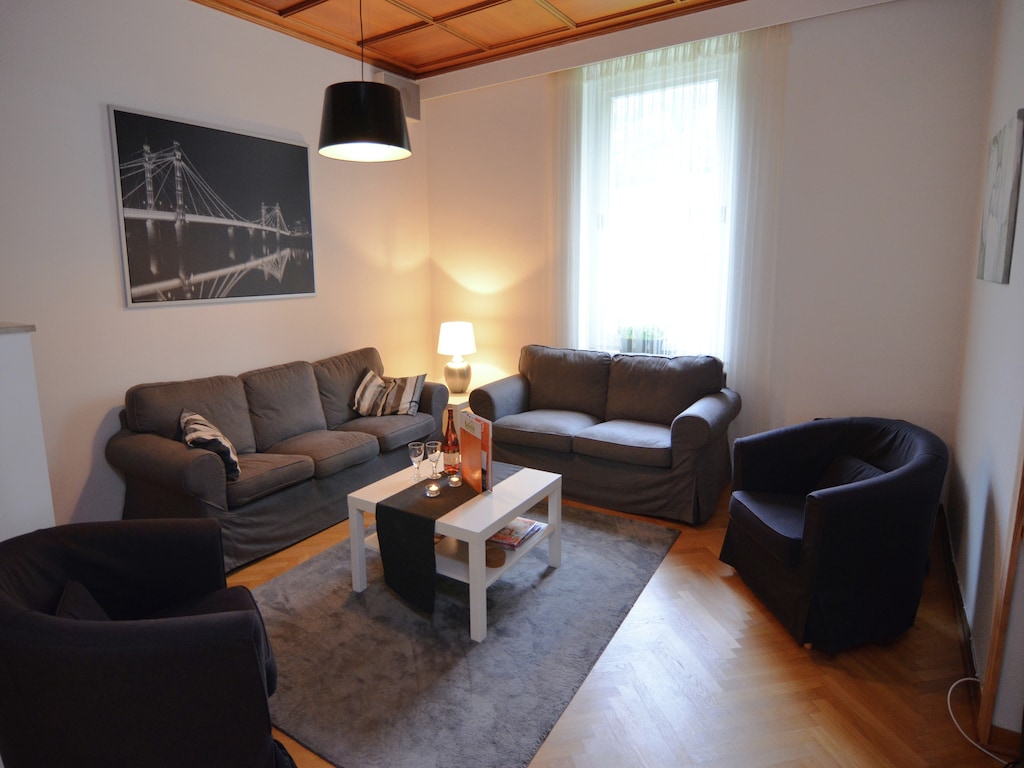 Appartement in het Weserbergland met tuin
