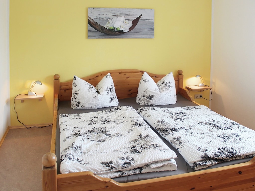 Modern appartement in Saksen met een tuin