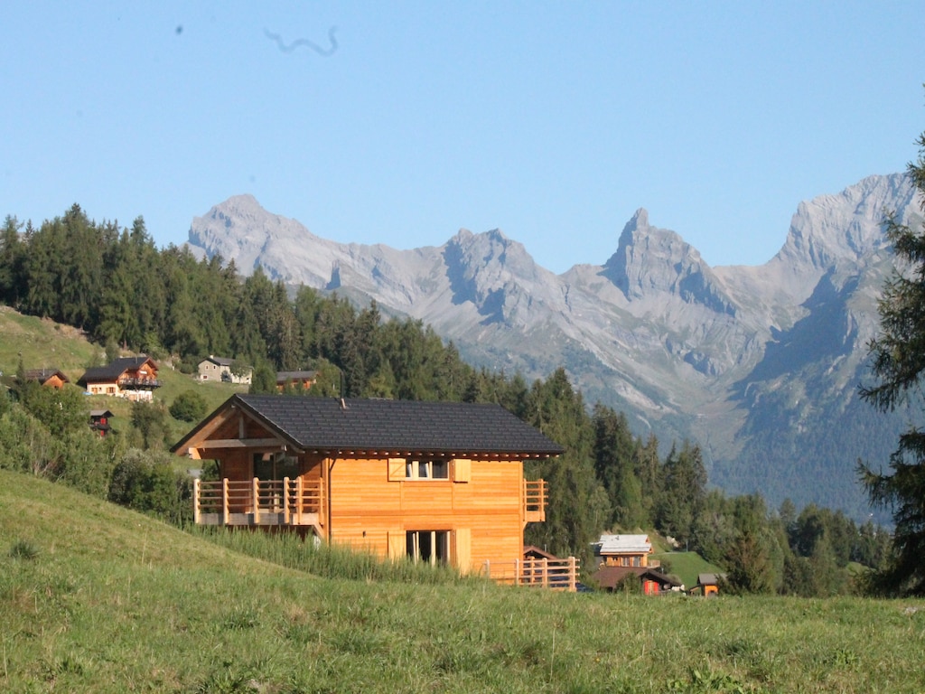 Chalet in La Tzoumaz bij Skilift