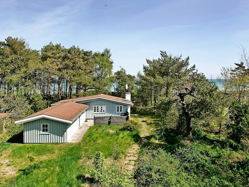 Modern toevluchtsoord aan het strand