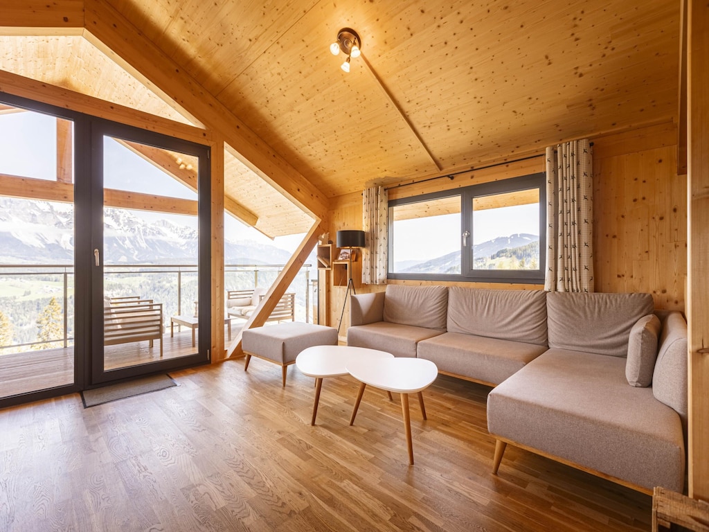 Chalet met panoramische sauna