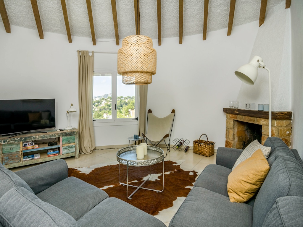 Ibiza stijl villa in Moraira met privé zwembad