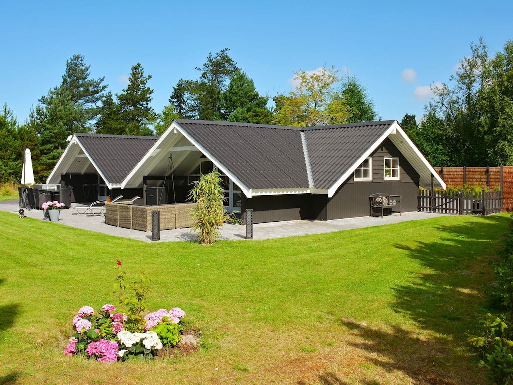 Licht vakantiehuis met bubbelbad