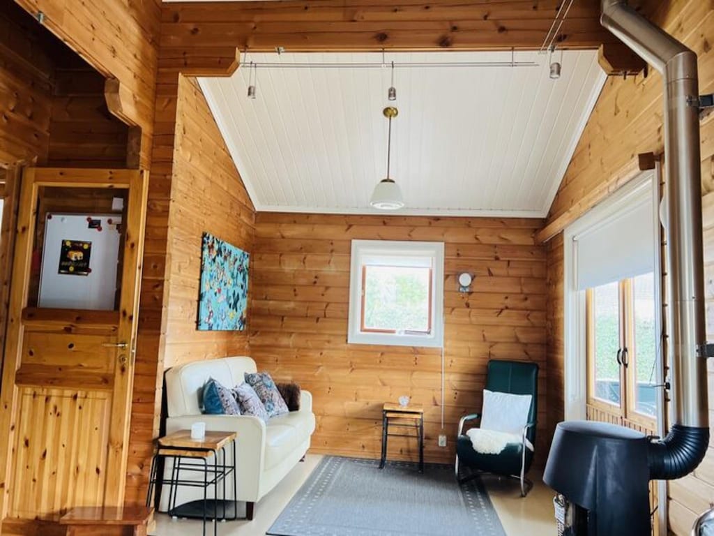 Chalet met privיtuin en sauna