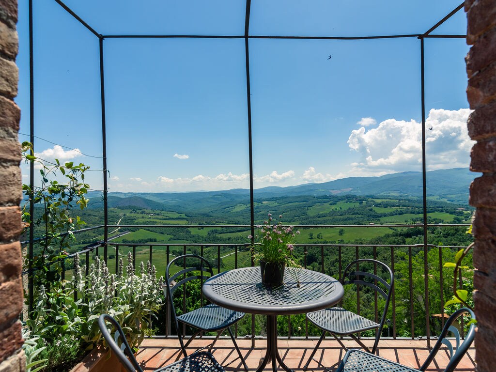 Vista dalla Terrazza Ferienhaus in Italien
