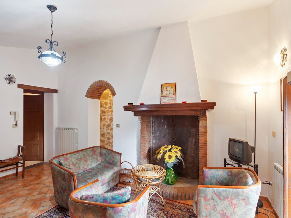 Vakantiehuis in Sorano met uitzicht balkon