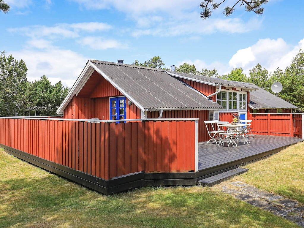 Vakantiehuis met terras en vuurplaats