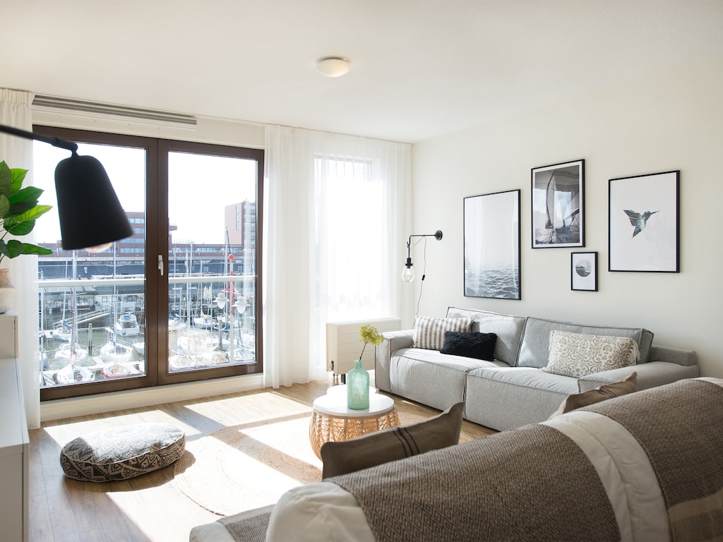 Modern appartement met uitzicht over de jachthaven