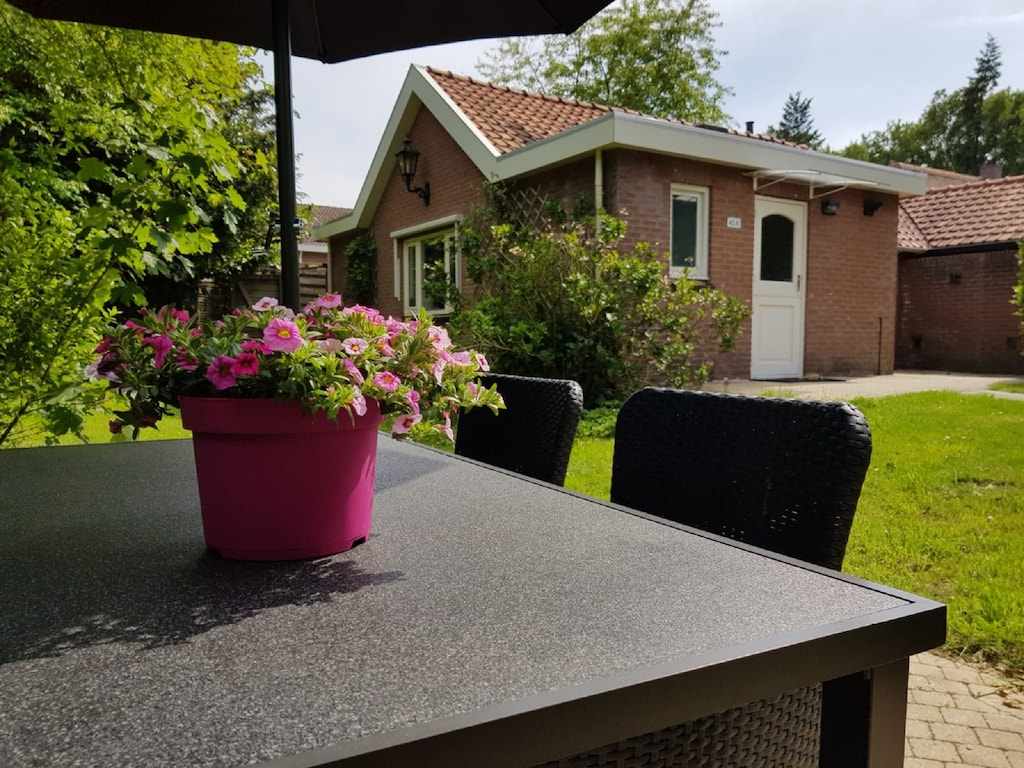 Huisje in Veluwe bij Bospark