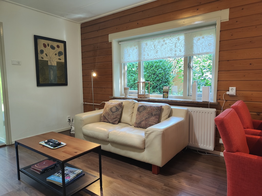 Vakantiehuis in Garderen met uitzicht op de tuin