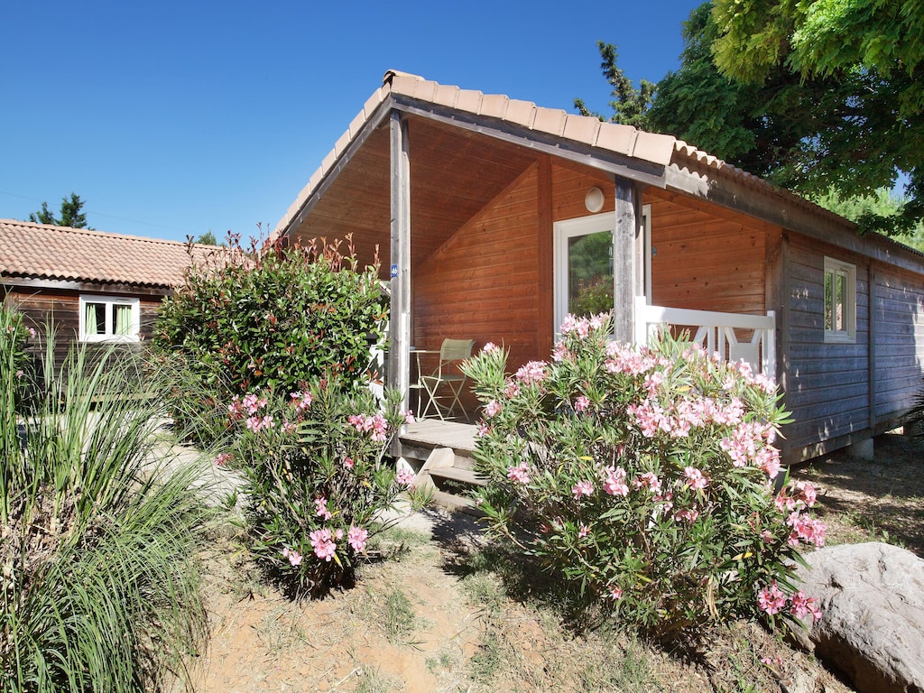 Gezellig chalet met overdekt terras