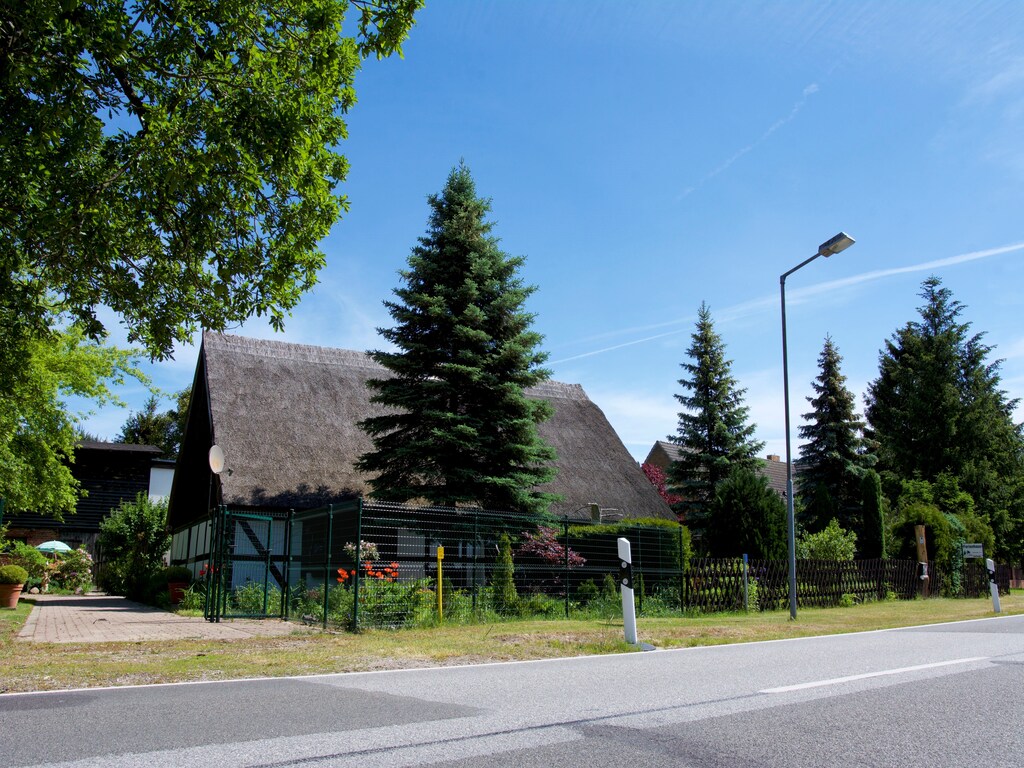 Ferienhaus Ahlbeck am Haff - Schlafen unter Reet / Ferienhaus  Greifswalder Bodden