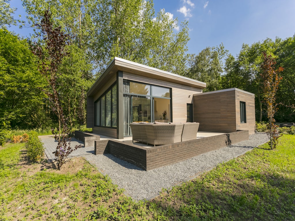 Modern chalet met vaatwasser nabij Almelo