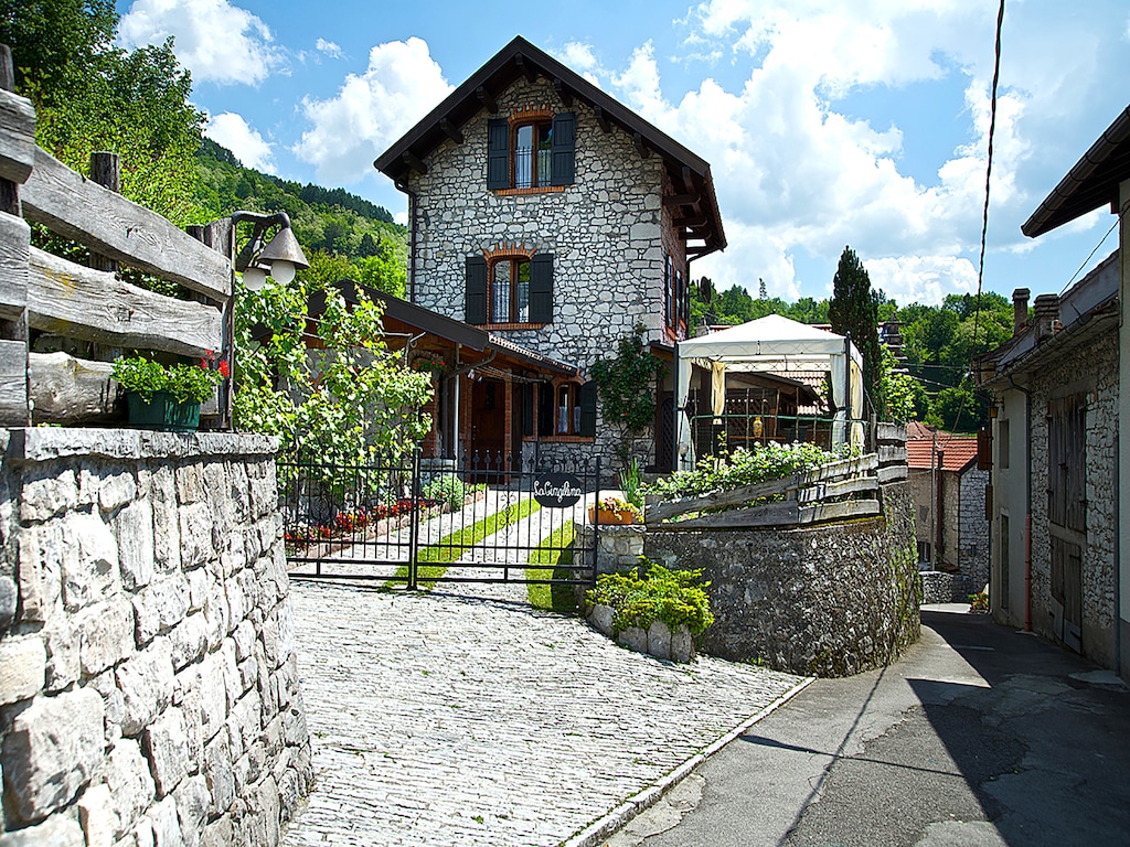 Cottage in Italië met Alpenhaard