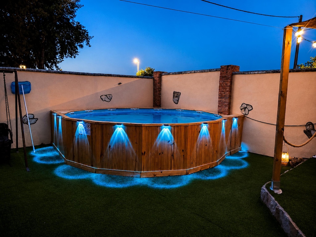 Chalet in Rivero de Posadas mit Pool
