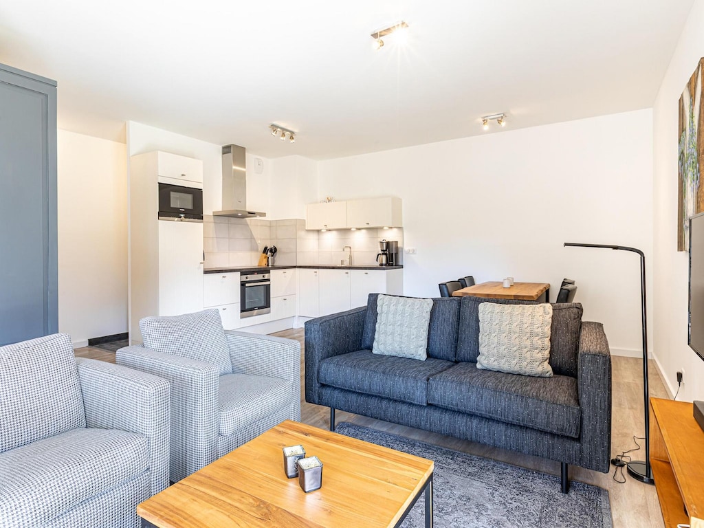 Modern verblijf in de bergen