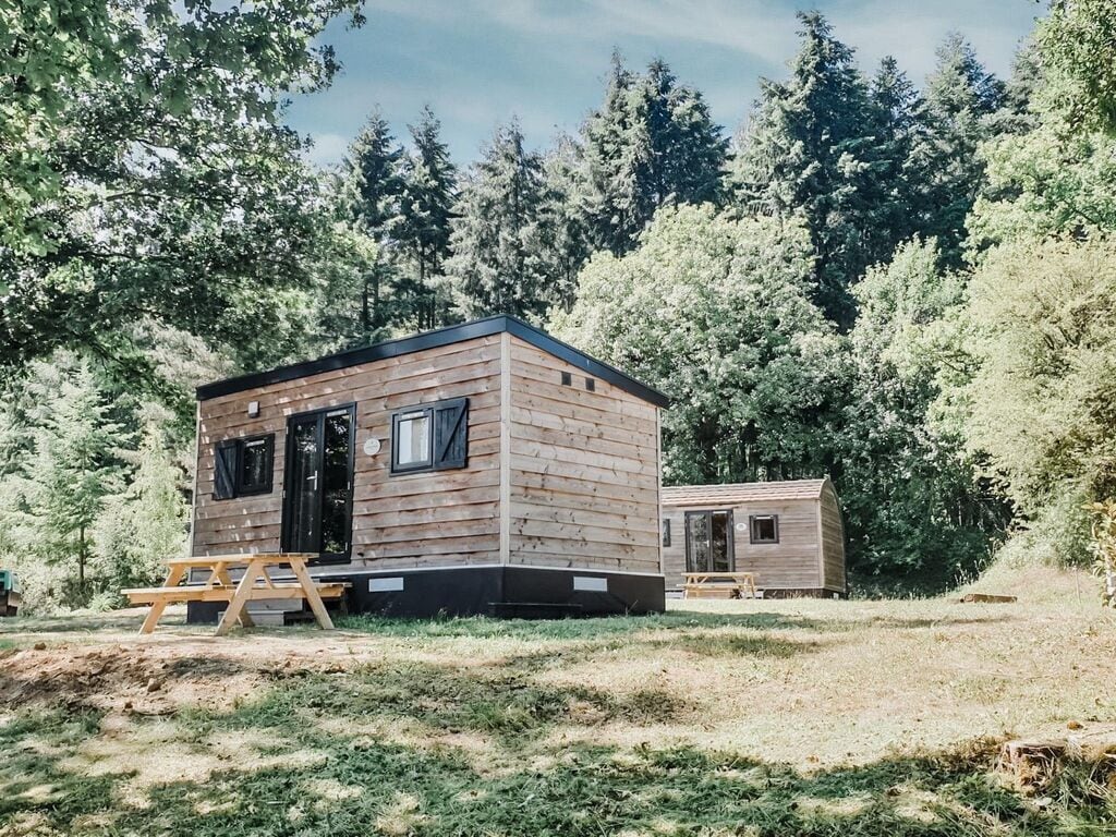 Comfortabele houten lodge, gelegen in de Ardennen