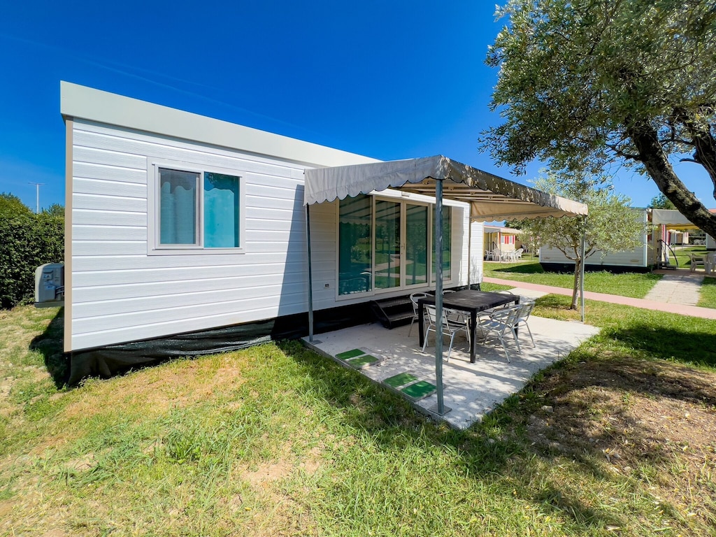 Het caravanpark van Garda Village, Sirmione