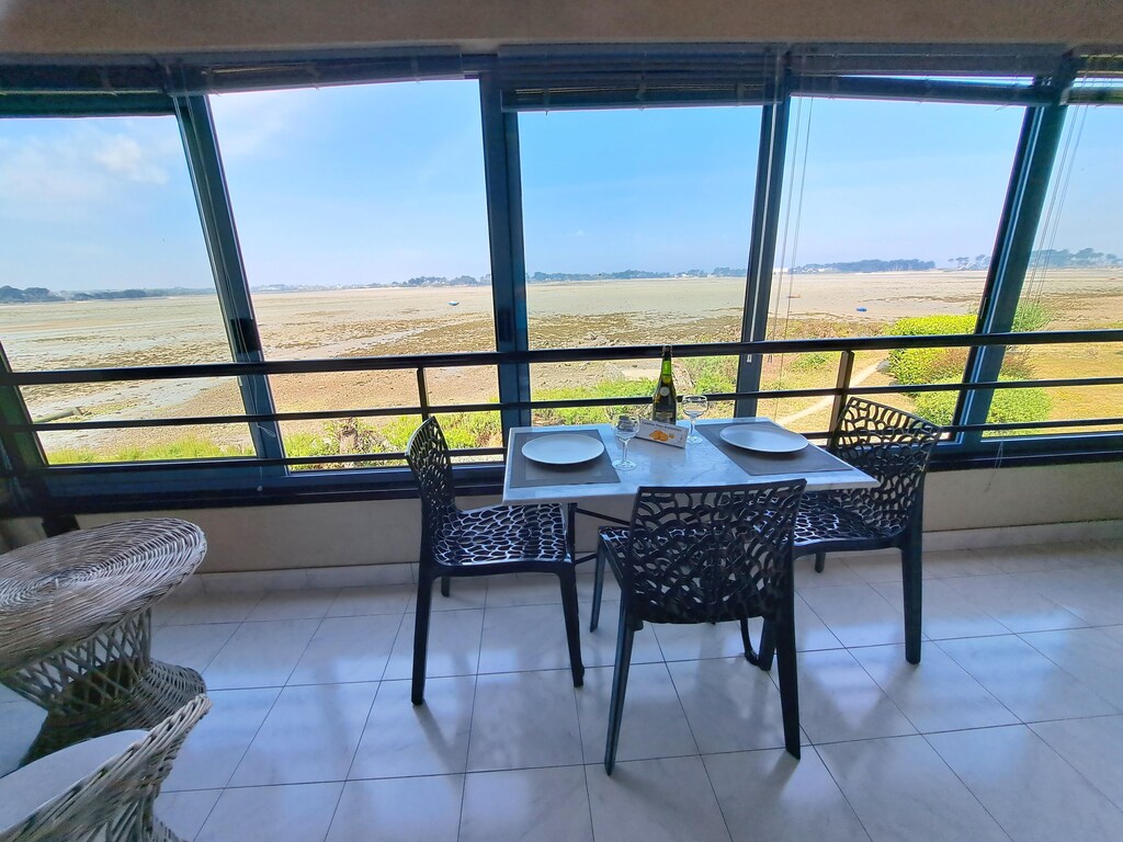 180° panoramisch zeezicht, appartement, Roscoff
