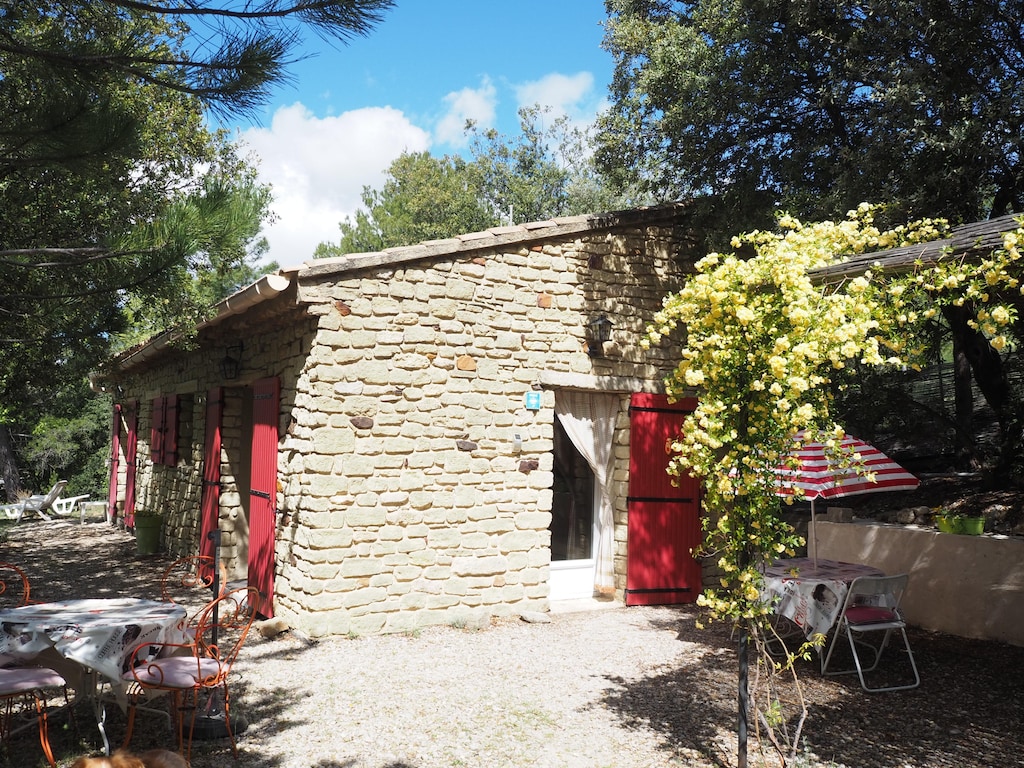 Chalet bij Mont Ventoux met Uitzicht