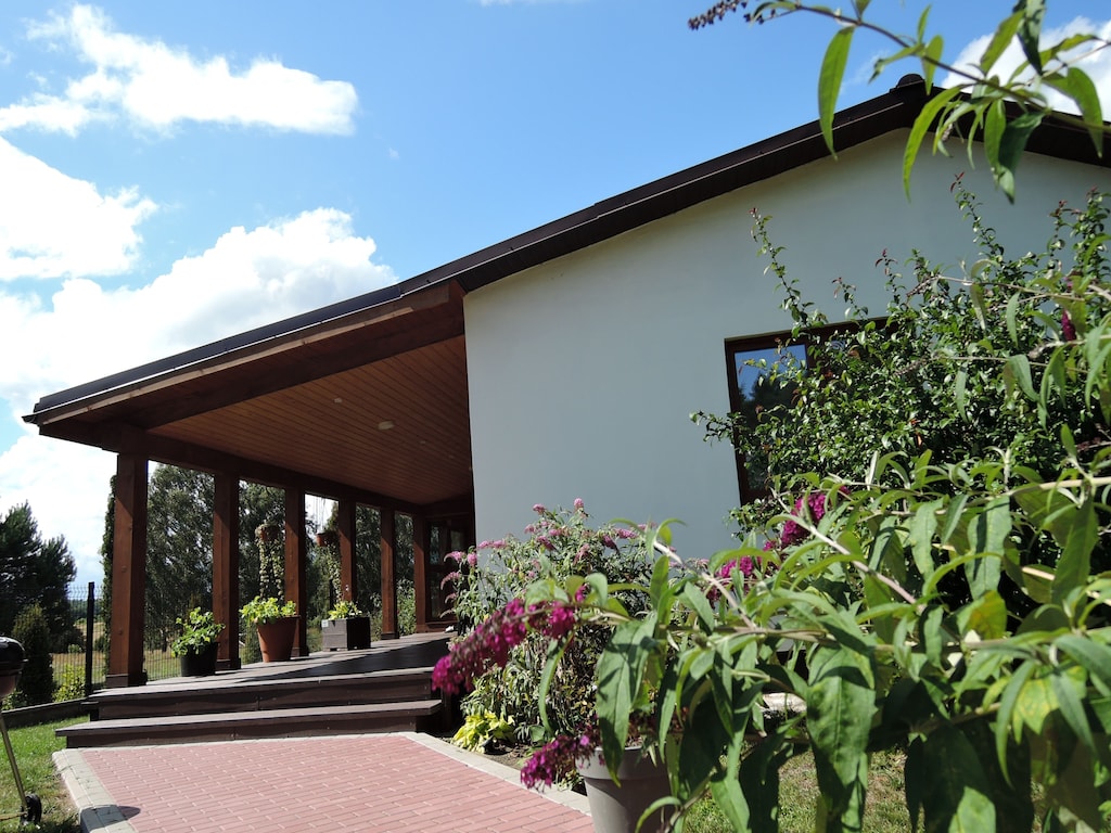 Vakantiehuis bij Oostzee en bos