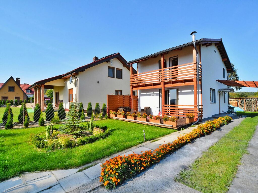 Ferienhaus mit Garten und Terrasse, Dabrowica Ferienhaus in Polen
