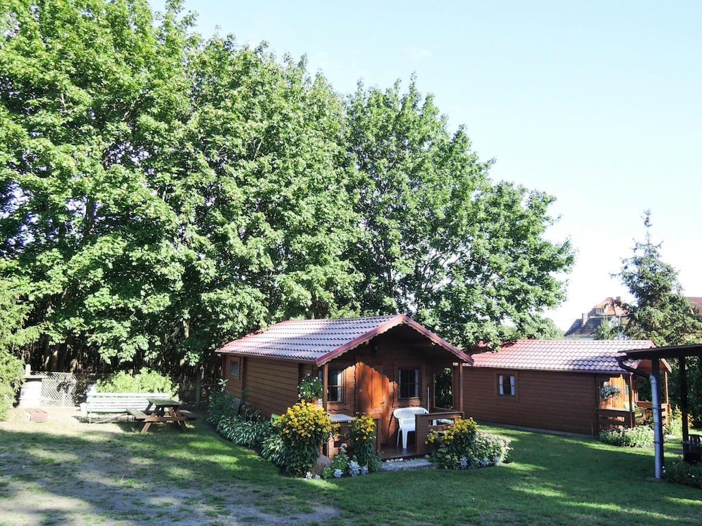 Bungalow in Lubin op 300 m van het meer