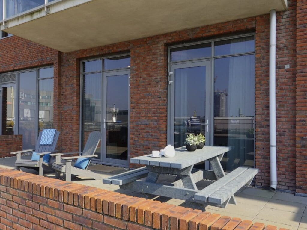Modernes Apartment am Strand von Scheveningen mit großer Terrasse