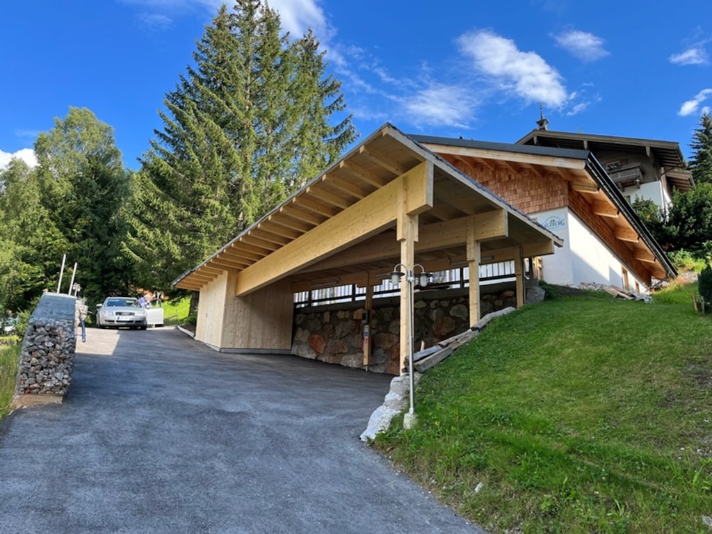 Chalet in Dienten mit Bergblick