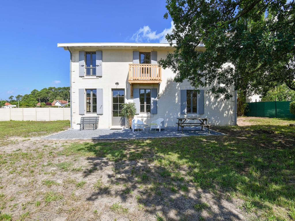 Villa in Lanton met uitzicht op de haven