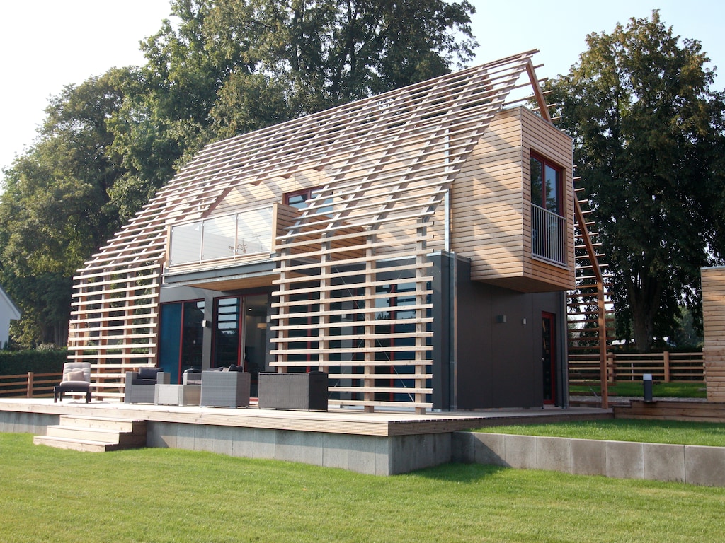 Chalet bij Schwerin met Golf & Kasteelzicht