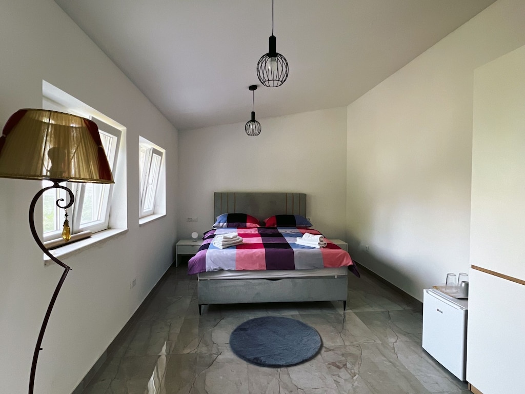 Apartments & Rooms Tapera- Comfort Double Room with Terrace and Partial Sea View