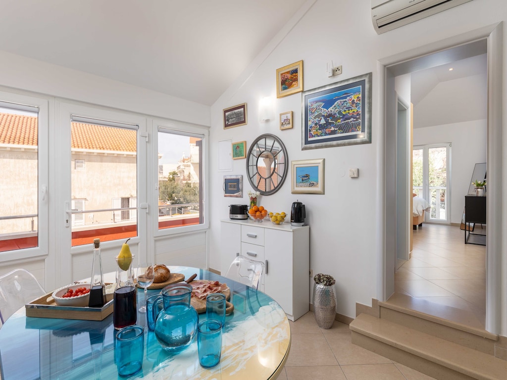 Apartments Subrenum - Comfort Two Bedroom Apartment with Terrace and Sea View (A2)