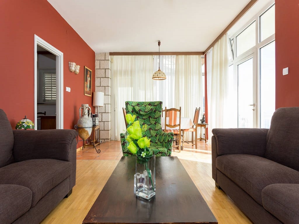 Apartments Sipa - Superior Two Bedroom Apartment with Balcony and Sea View (Apartman F)