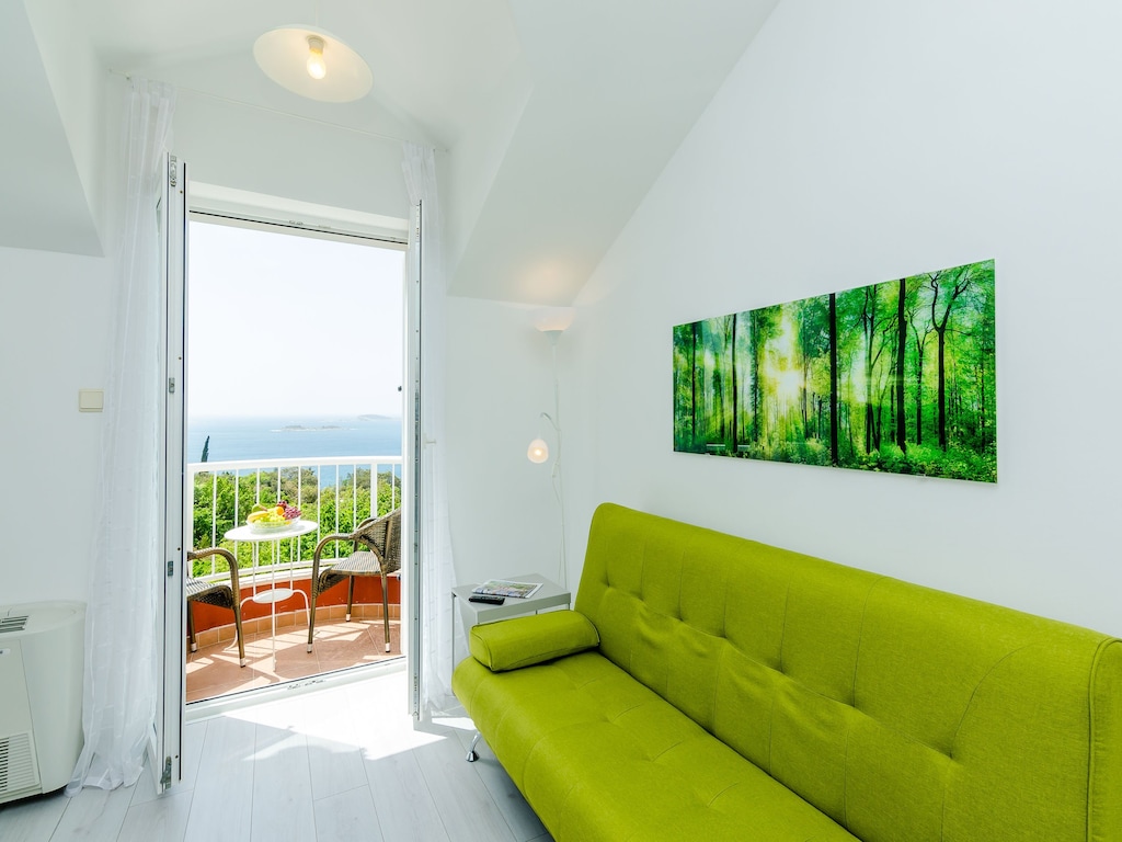 Villa Panorama Dubrovnik (A3) - Comfort One Bedroom Apartment with Balcony and sea View